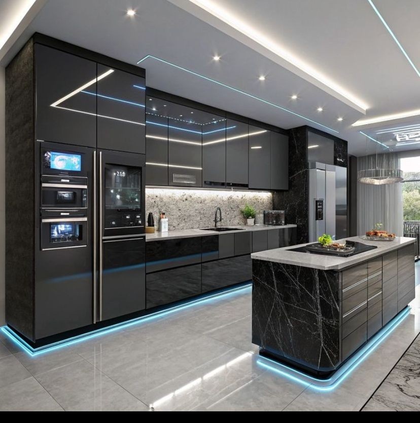 Custom Modular Kitchen Cabinet System