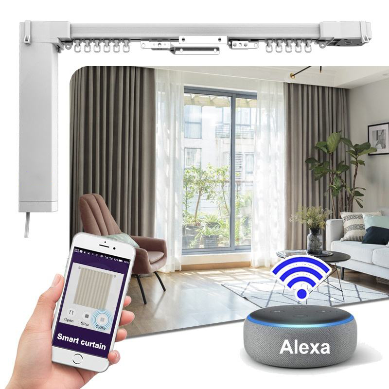1. Motorized Curtain / Blind System (Zigbee/WiFi)