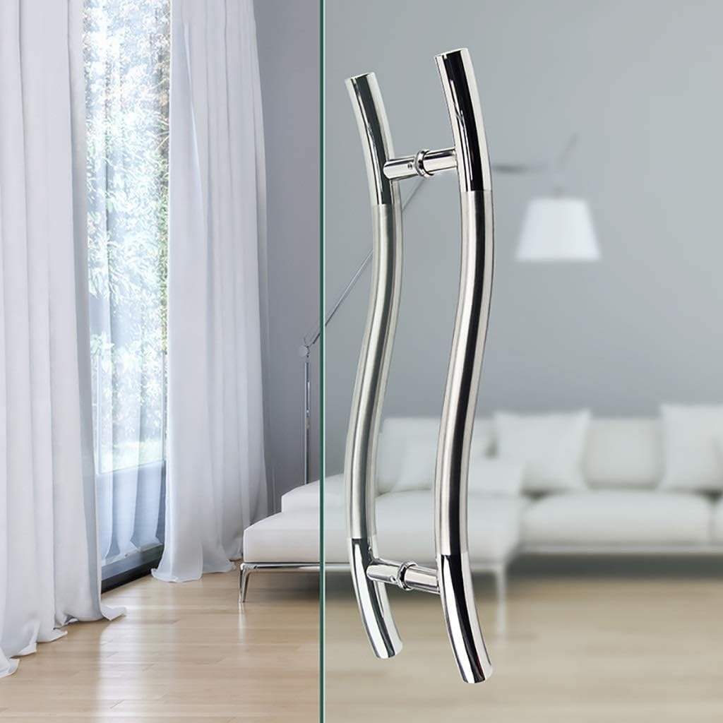 Stainless Steel Curved Glass Door Pull Handle