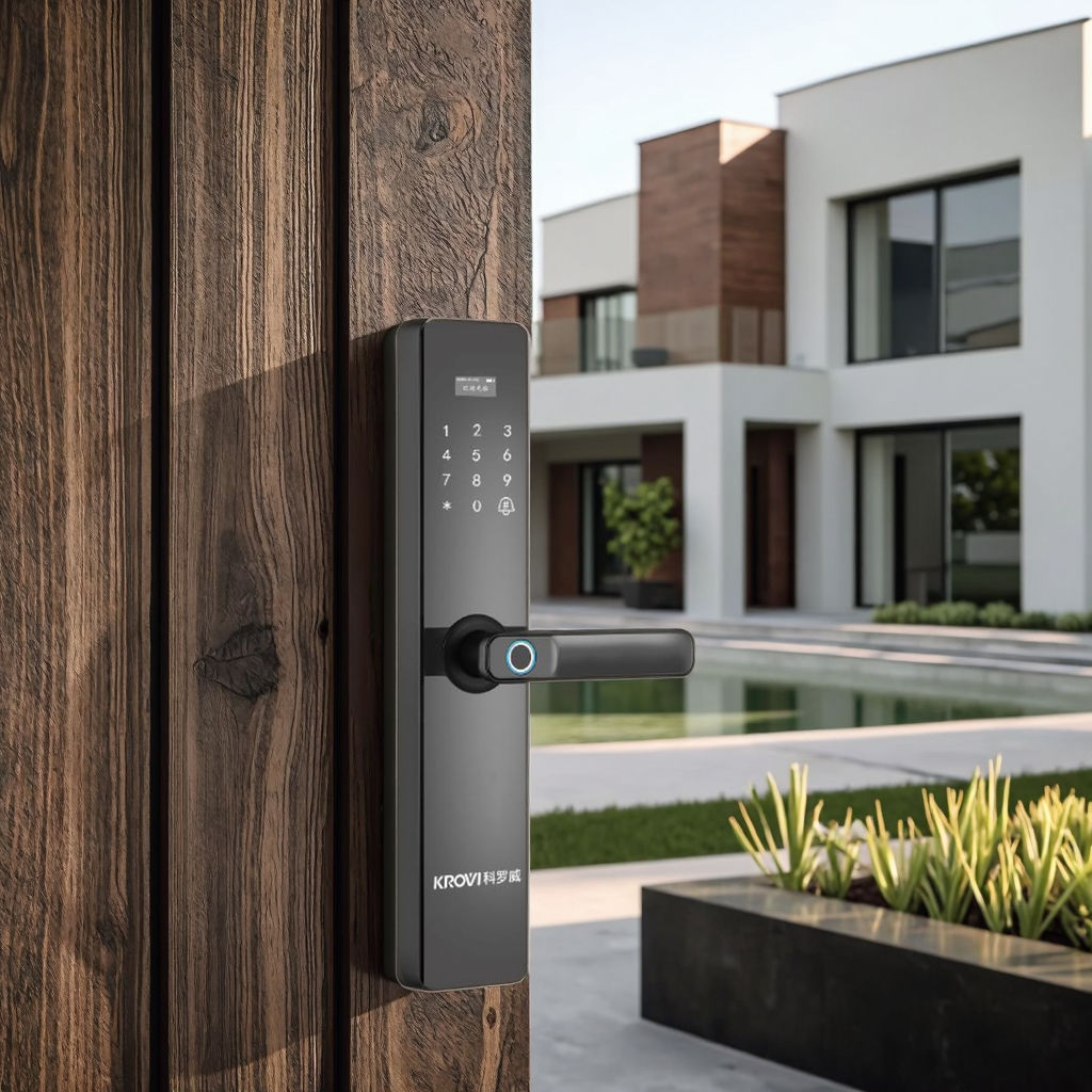 Smart Door Lock (Mortise + App + Fingerprint + RFID + Key)