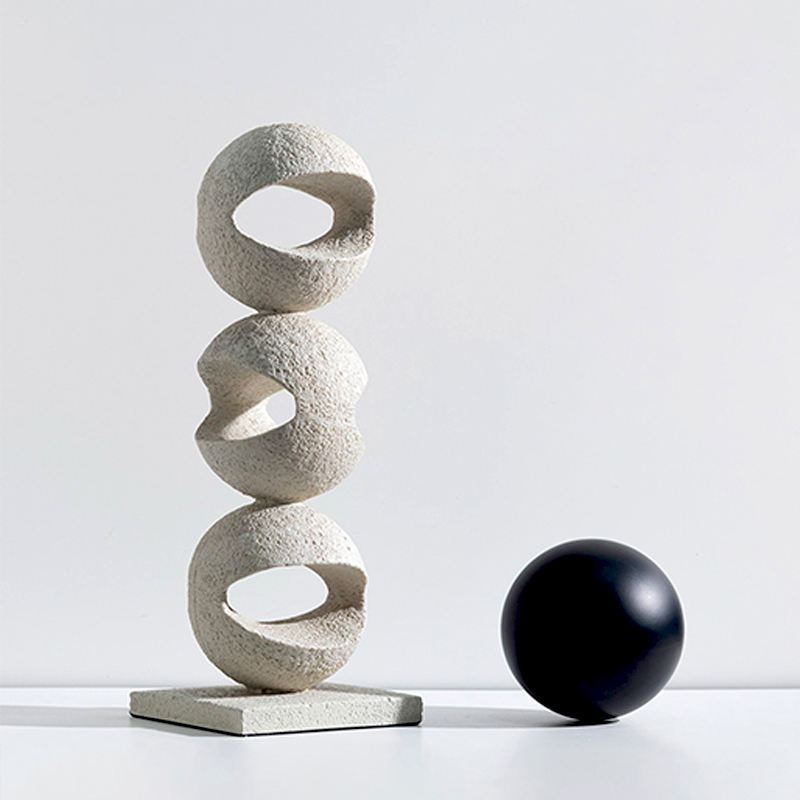 Luxury Abstract Stone Decorative Showpiece