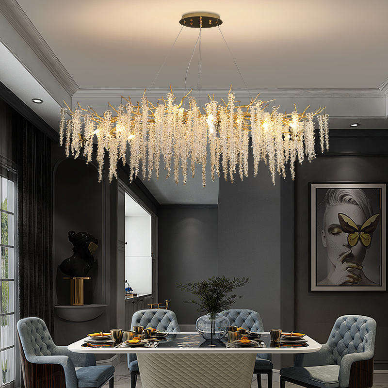 Luxury Modern Crystal Branch Chandelier